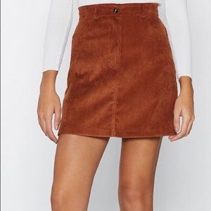 Nasty gal cord mini skirt